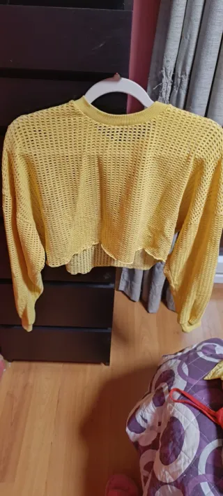 Jersey Corto Calado Amarillo