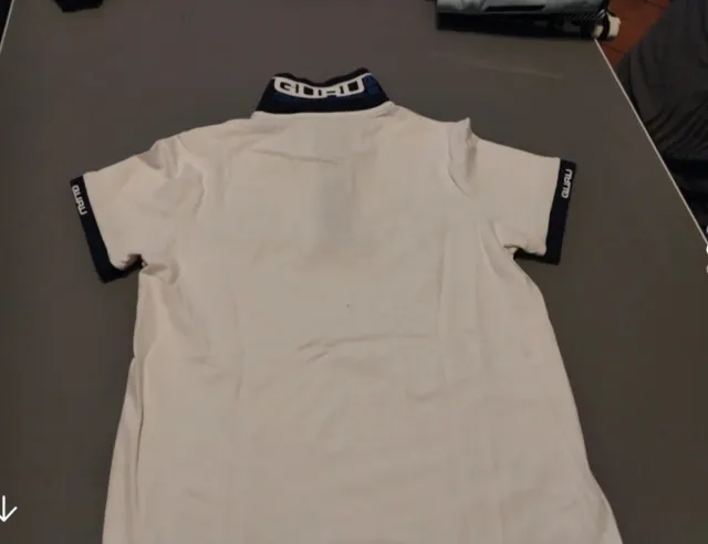 Maglia Polo Guru Bianca e Blu