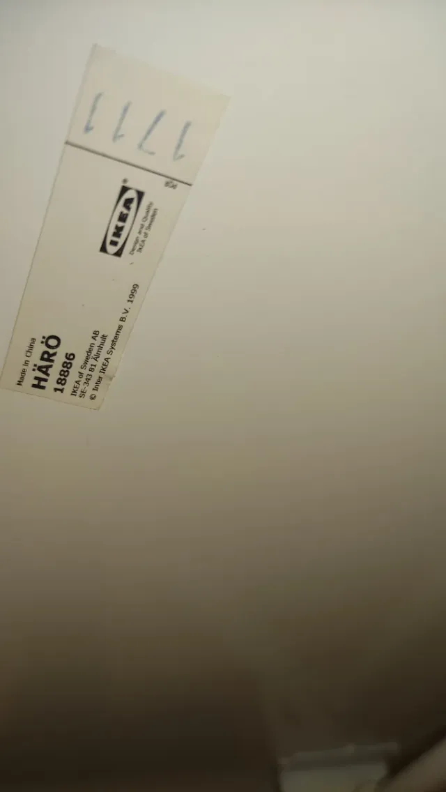 Mesa plegable Härö Ikea blanca