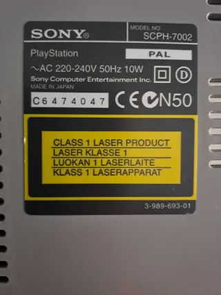 PlayStation 1 Sony Scph 7002