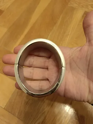 Pulsera Swarovski Negra y Plateada