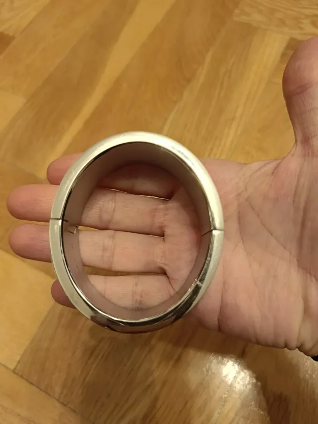 Pulsera Swarovski Negra y Plateada