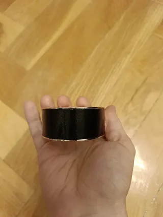 Pulsera Swarovski Negra y Plateada