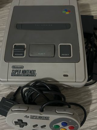 Consola Super Nintendo SNES + Mando