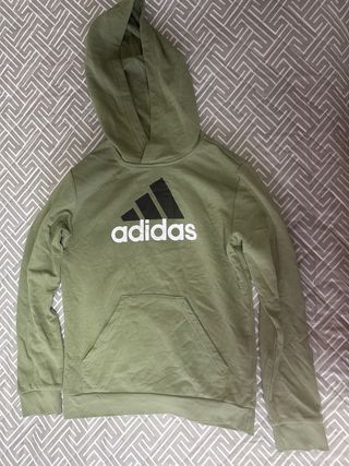 Sudadera Adidas Verde Oliva con Capucha
