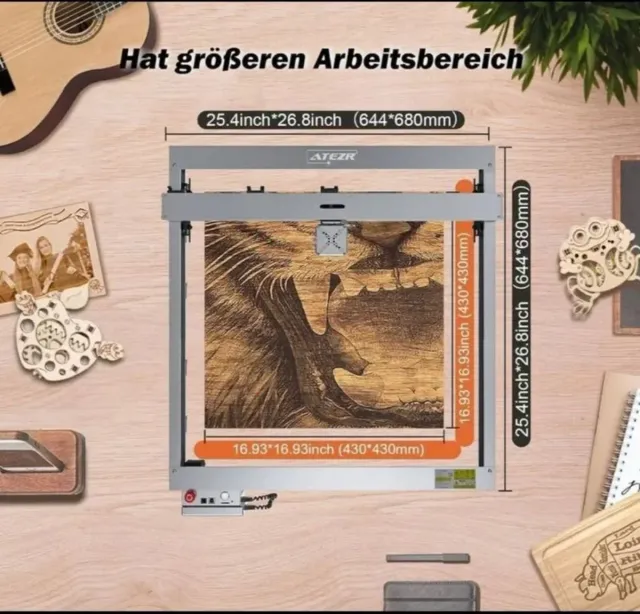 Maquina grabadora láser Atzr P10 Combo