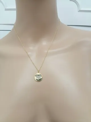 Girocollo donna placcato oro con cuore