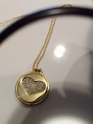 Girocollo donna placcato oro con cuore