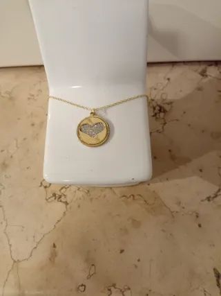 Girocollo donna placcato oro con cuore