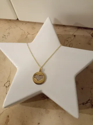 Girocollo donna placcato oro con cuore