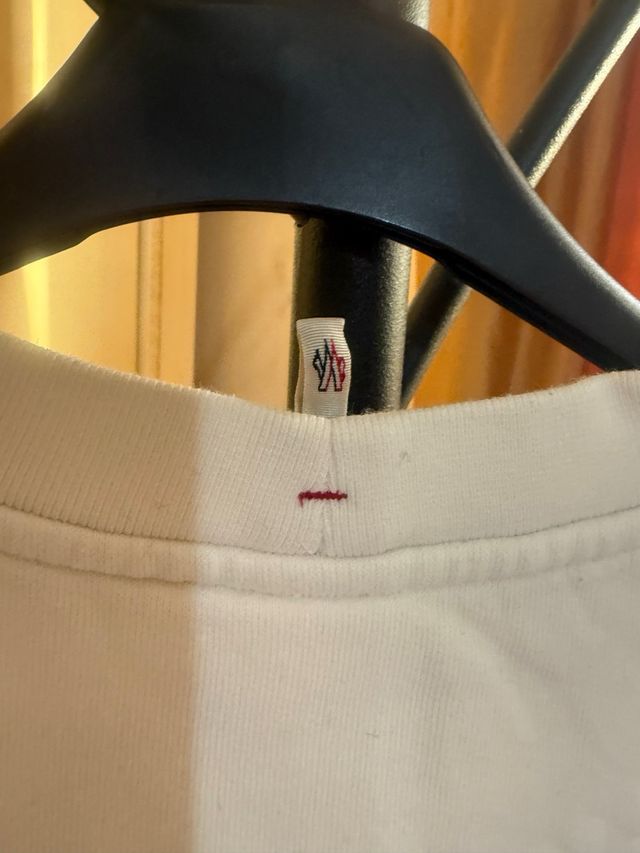 Felpa Moncler donna con stampa sciatrice