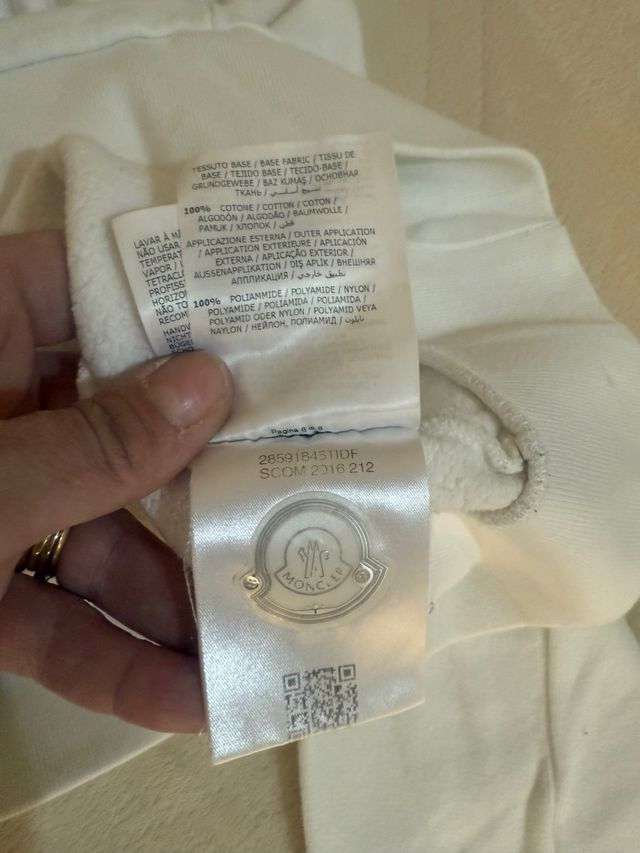 Felpa Moncler donna con stampa sciatrice