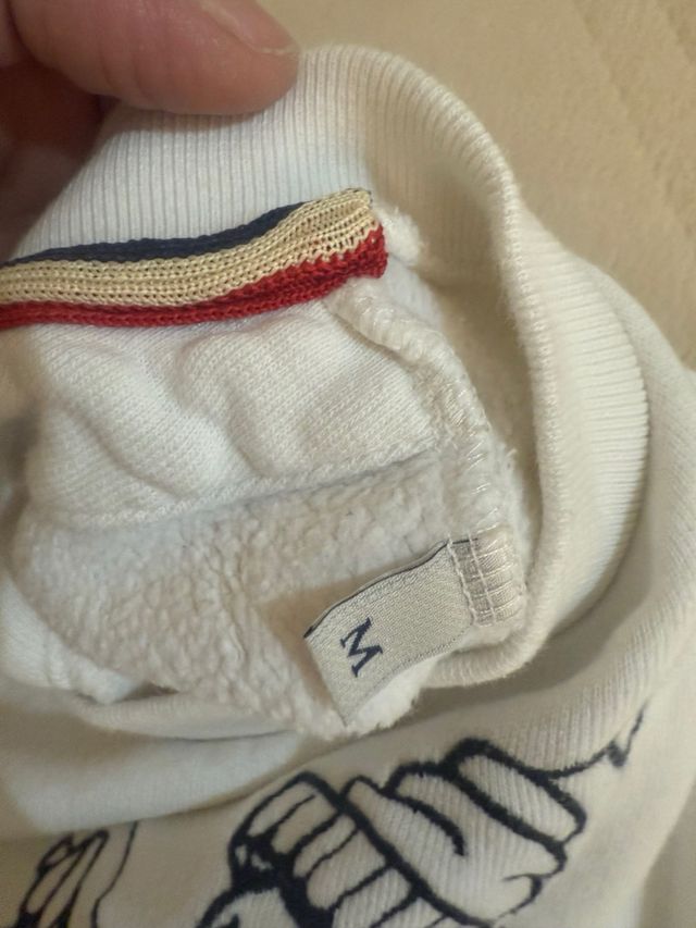 Felpa Moncler donna con stampa sciatrice