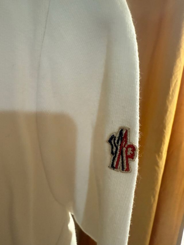 Felpa Moncler donna con stampa sciatrice