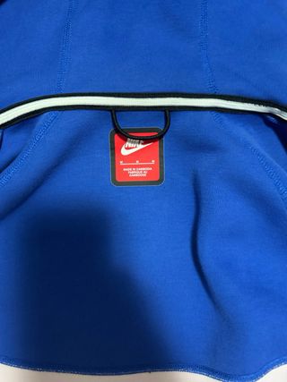 Felpa Nike Tech Blu/Rosa