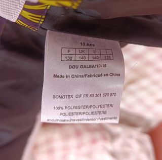 Chaqueta de esquí Talla 10 años