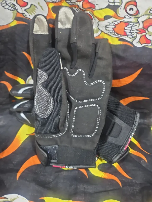 Guantes Moto Carbono y Malla