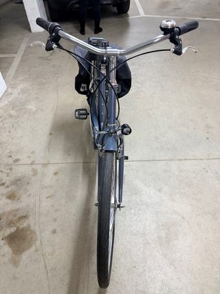 Bici Urbana Decathlon Elops con Alforjas