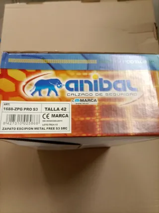 Zapatos Seguridad Aníbal 1688-ZPG PRO S3 T42