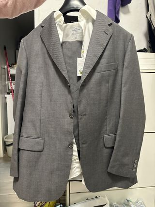 Traje Emidio Tucci Gris Completo