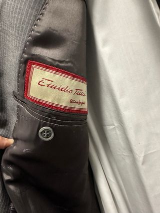Traje Emidio Tucci Gris Completo