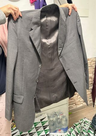 Traje Emidio Tucci Gris Completo