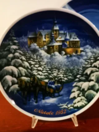 10 Piatti Royal Tettau Porcellana Natale