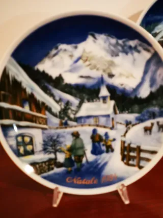 10 Piatti Royal Tettau Porcellana Natale