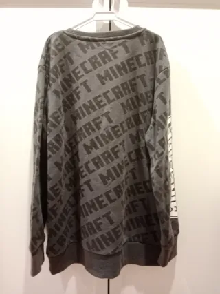 Sudadera Minecraft Gris