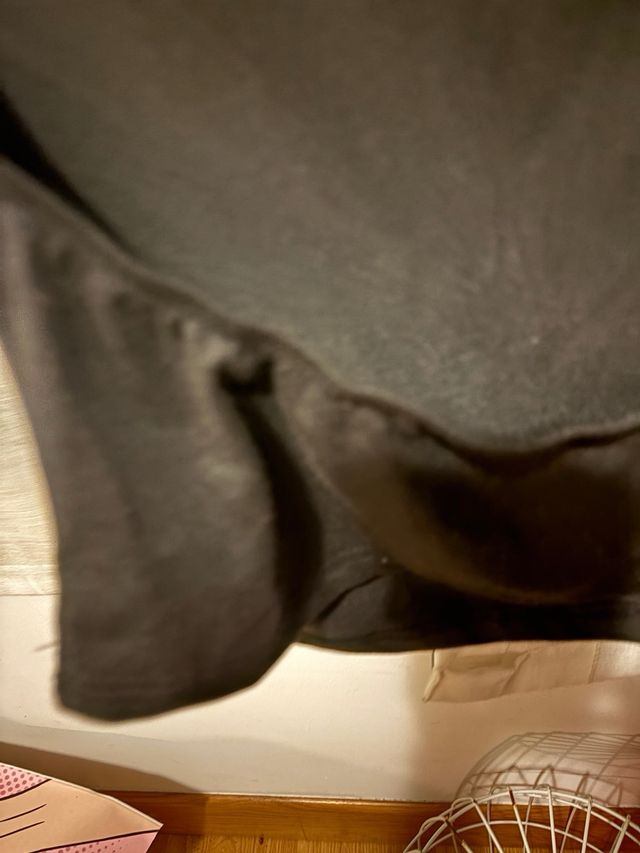 Top elegante espalda al aire negro