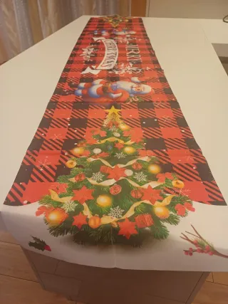 Runner Tavola Natale Fantasia Tartan Misure 35×180