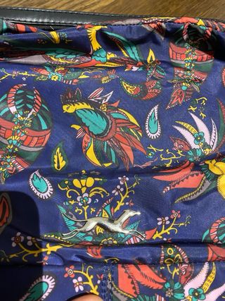 Bolso bandolera estampado multicolor