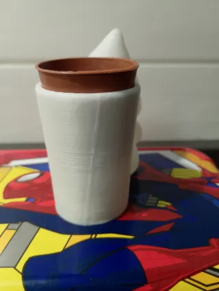 Gnomo bianco Stampa 3D Vasetto Decorativo