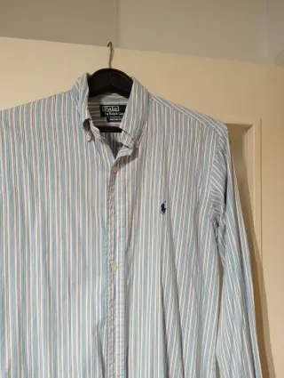 Lote 4 Camisas Polo Ralph Lauren Rayas y otras mar