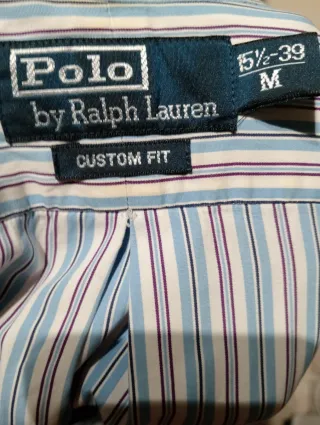 Lote 4 Camisas Polo Ralph Lauren Rayas y otras mar
