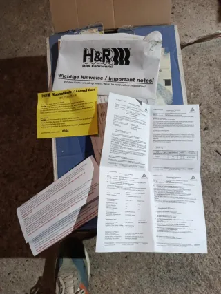 Muelles H&R Sportfedersatz Peugeot 308