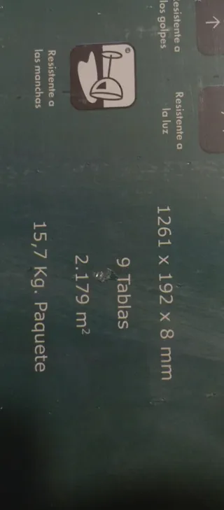 Tarima Flotante Clase 32 AC5-V4, viselado 4 lados