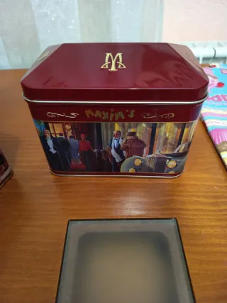 2 Scatole in Latta Maxim's