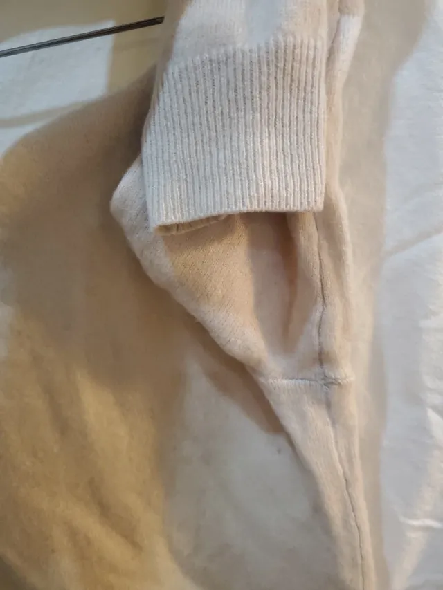 Jersey Zara cuello cisne beige Talla S