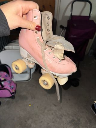 Patines Oxelo rosas talla 36