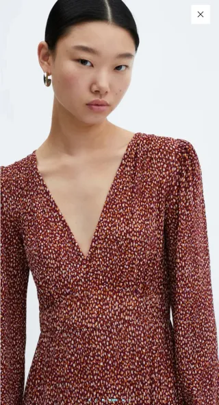 Vestido midi Mango Talla XL nuevo con etiquetas