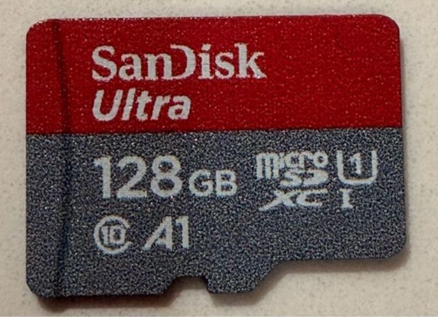 Cartão Micro SD SanDisk Ultra 128GB original