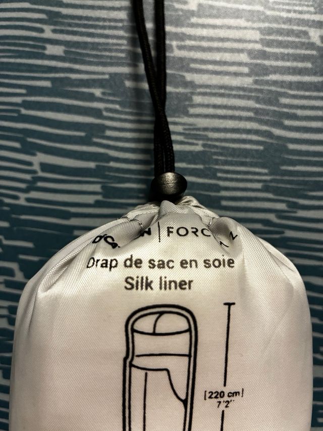 Sabana de seda para saco de dormir forclaz