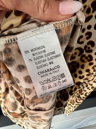 Camisa Leopardo Chiara d’Este Talla XL