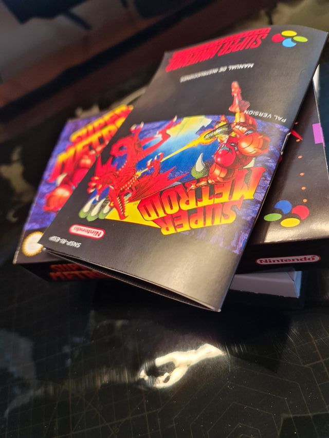 Manuale di Sostituzione Super Metroid PAL ESP