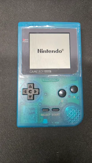Game Boy Pocket Trasparente Blu IPS