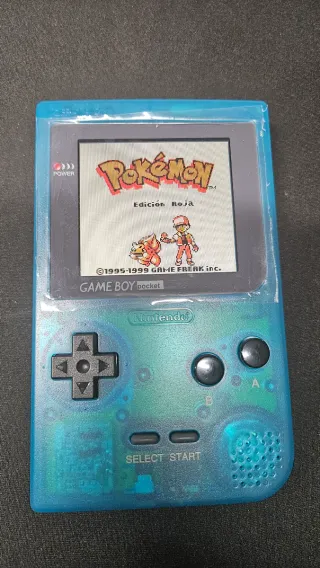 Game Boy Pocket Trasparente Blu IPS