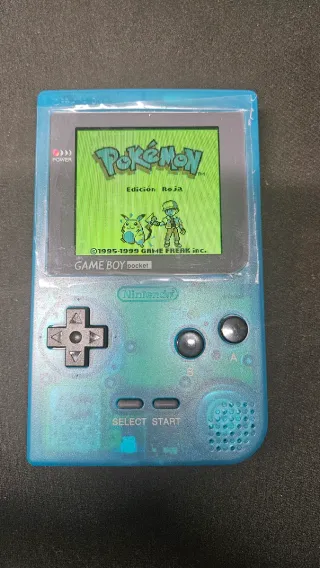 Game Boy Pocket Trasparente Blu IPS