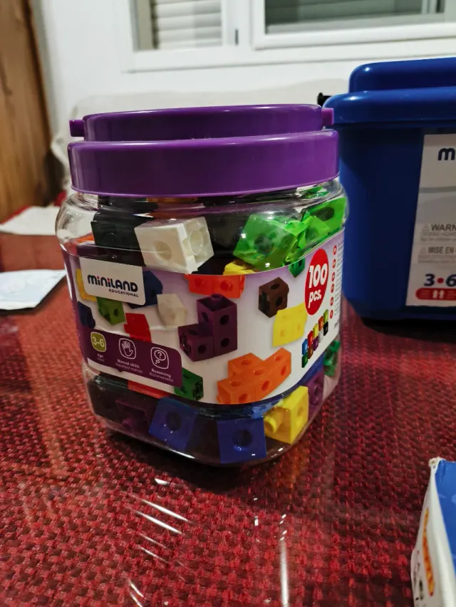 Lote educativo Miniland: Bloques y Pinturas