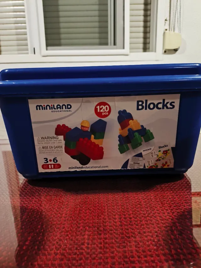 Lote educativo Miniland: Bloques y Pinturas